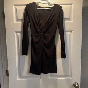 Long Sleeve Black Dress